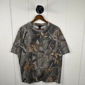 Y2K Winchester Realtree Forest Camo Tee Size X-Large